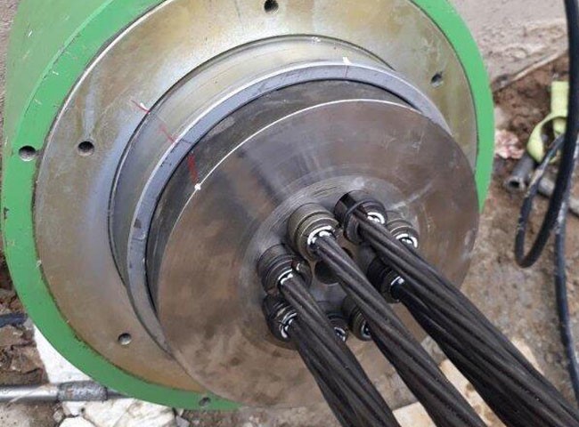 Post-tensioning Concrete Construction prestressed concrete 7-wire strand post tensioning tendons