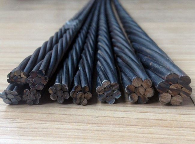 Lrpc 12.9mm PC Steel Strands For Prestressing Concrete BS5896